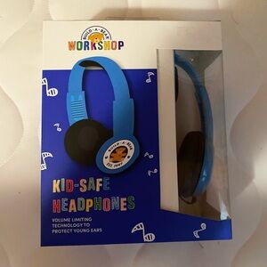 Build-A-Bear Workshop Blue and Black Headphones